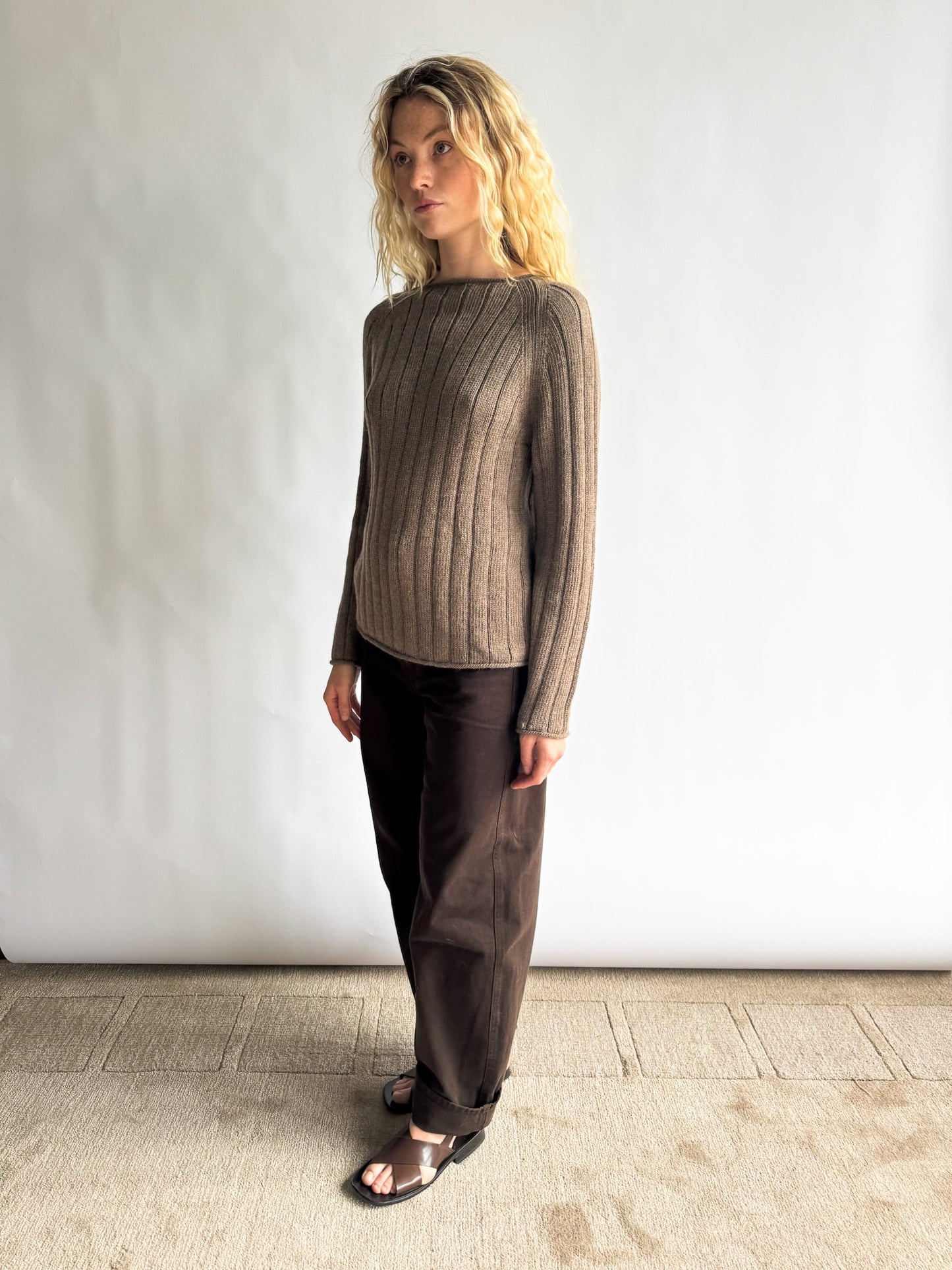 Fred Ribbed Rollneck Pullover