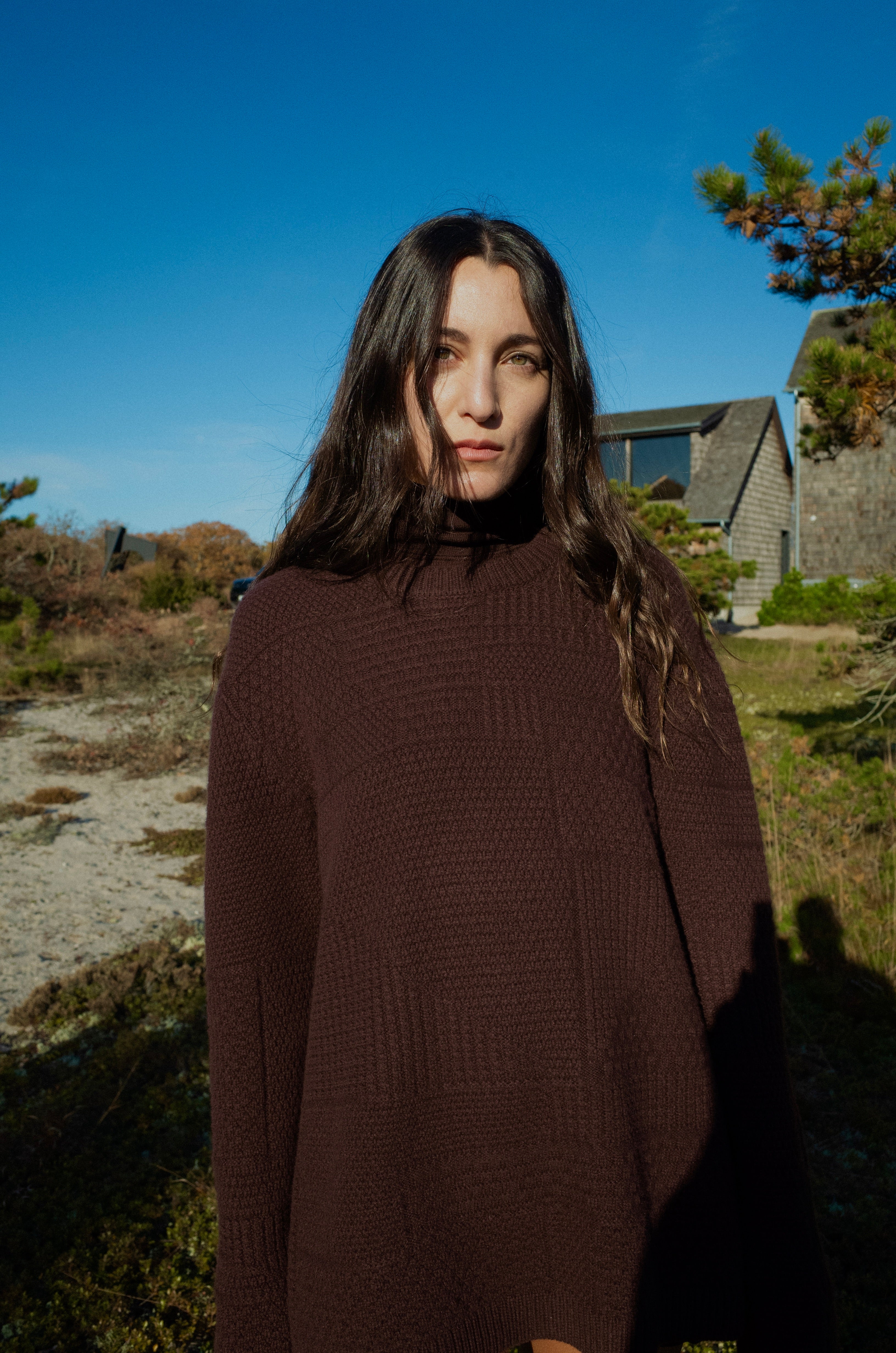 Patchwork Pullover – Brown