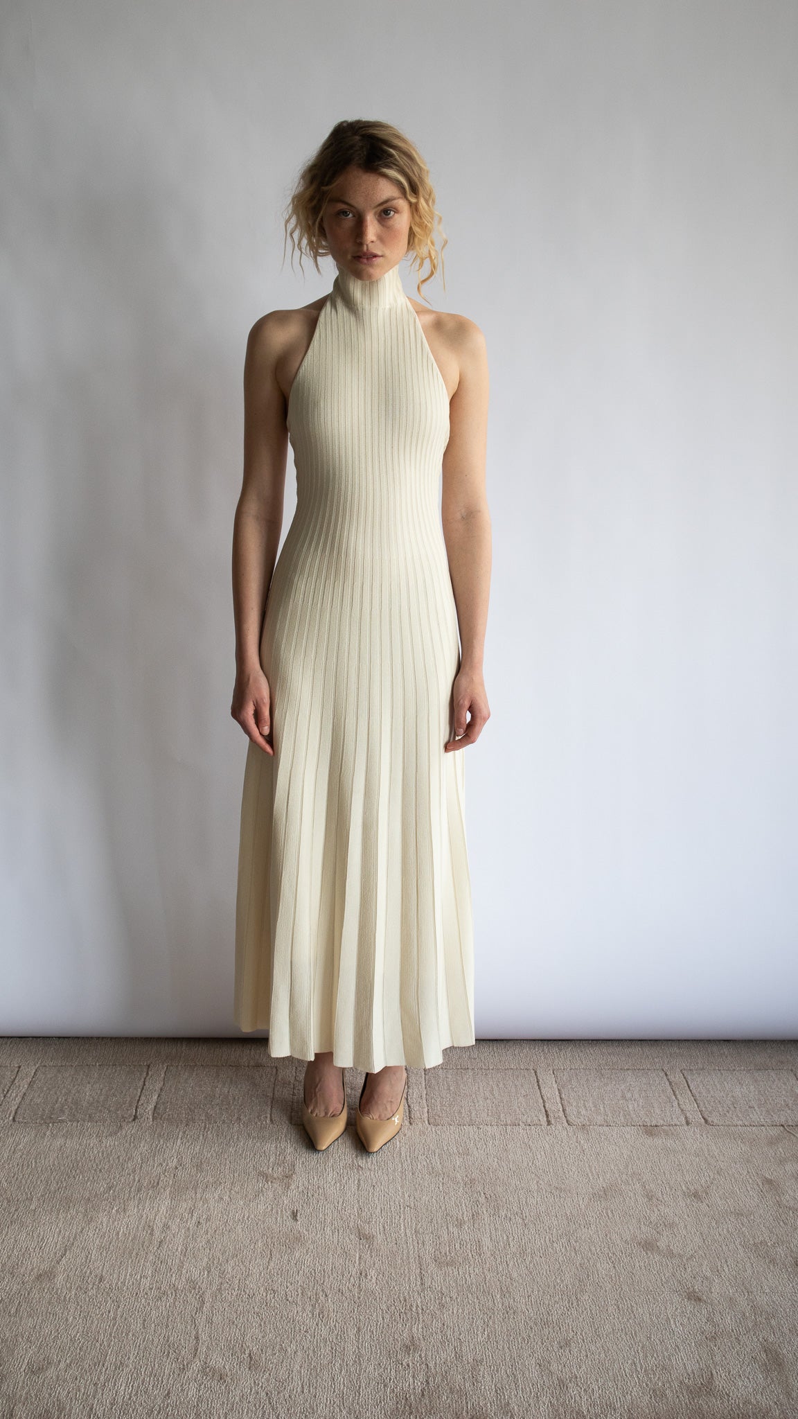 Edith Halter Dress